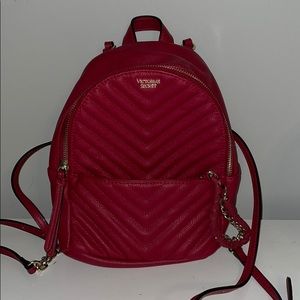 Victoria secret mini red backpack